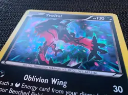 Holo Yveltal Rare Jumbo Pokemon Card XY06 Black Star Promo Set Mint PSA Grade - Image 4