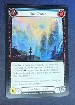 FAB CRU054 Find Center Ninja Action FOIL Majestic Flesh and Blood TCG - Image 1