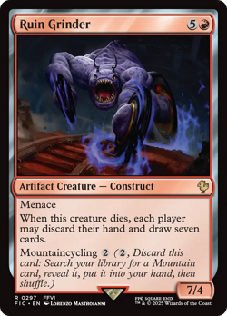 Ruin Grinder (REGULAR) x1 - MTG Final Fantasy Commander FIC #297 - Image 1