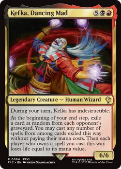 Kefka, Dancing Mad (REGULAR) x1 - MTG Final Fantasy Commander FIC #84 - Image 1