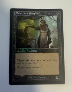 MTG Stitcher's Supplier (853) *Foil* Retro Secret Lair Bonus Card MT/NM Zombies - Image 1
