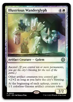Illustrious Wanderglyph #9 (Foil) (NM) Lost Caverns of Ixalan LCC Magic MTG - Image 1