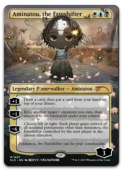 Aminatou, the Fateshifter #1421 (NM) Secret Lair Drop SLD Magic MTG - Image 1