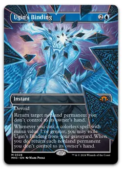 Ugin's Binding (Borderless) #328 (NM) Modern Horizons 3 MH3 Magic MTG - Image 1