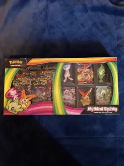 Nintendo Pokemon TCG Mythical Squishy Premium Collection 820650809736 - Image 1