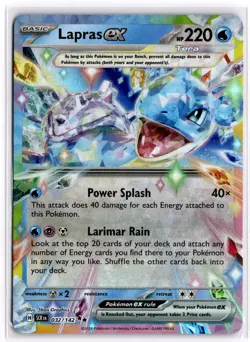 Lapras ex 32/142 Double Rare Stellar Crown Pokemon Near Mint - Image 1