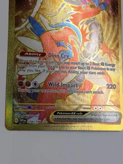 Pokemon TCG Koraidon EX 254/198 Sv01 Hyper Rare Gold Scarlet Violet Base Set - Image 2