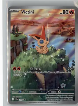 VICTINI 208 P SCARLET & VIOLET POKEMON NM - Image 1