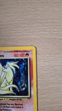 Pokemon TCG Base Set Ninetales Holo Rare 12/102 - Image 4