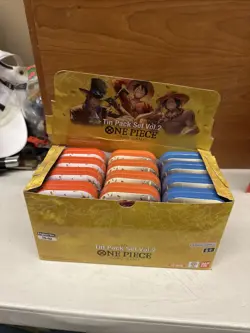 One Piece 12x Mini Tin Pack Set Vol 2 Display TS-02 OP-13 24 PACKS Sealed Promos - Image 1
