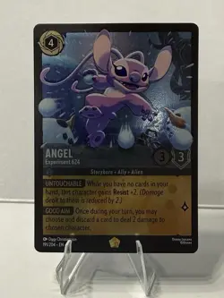 Disney Lorcana Angel Experiment 624 Character Card 191/204 Legendary - Image 1