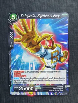 Katopesla Righteous Fury - DB2 Dragon Ball Super Card - Image 1