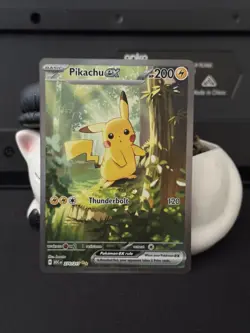 Pikachu EX 276/217 SIR Illustration Rare Pokemon Card Ascended Heroes NM - Image 1