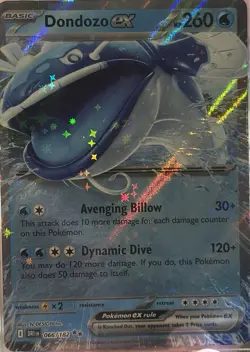 Pokemon TCG - Dondozo ex 066/182 Double Rare Holo Card - Destined Rivals (NM) - Image 1