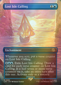 MTG Lost Isle Calling Borderless Full Art Foil ** LTR ** English - Image 1