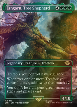 MTG Fangorn, Tree Shepherd Borderless Full Art Foil ** LTR ** English - Image 1