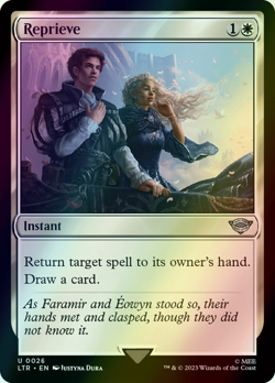 MTG Reprieve Foil ** The Lord of the Rings: Tales of Middle-earth ** English - Image 1