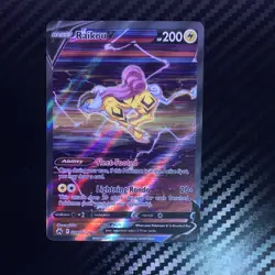 Pokemon TCG Raikou V Crown Zenith Galarian Gallery Ultra Rare Full Art Holo GG41 - Image 1