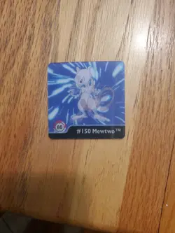 Artbox 1999 Pokemon Action Flipz Square Series One 80 Mewtwo #150 Rare - Image 1