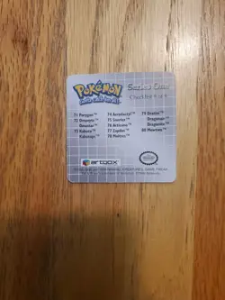 Artbox 1999 Pokemon Action Flipz Square Series One 80 Mewtwo #150 Rare - Image 3