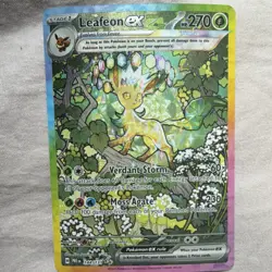 The Pokemon Company Leafeon ex 144/131 Special Illustration Rare Sv: Prismatic … - Image 1