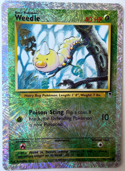Pokemon Weedle 99/110 Legendary Collection Reverse Holo 2002 LP - Image 1