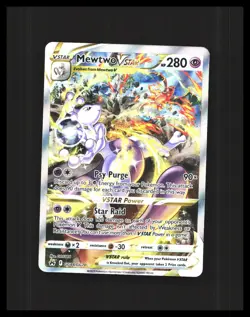 Mewtwo VStar Pokemon Crown Zenith: Galarian Gallery GG44/GG70 ULTRA RARE MP - Image 1