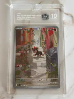 2025 Litleo Pokemon Mega Evolution Illustration Rare 139/132 TAG 10 - Image 1
