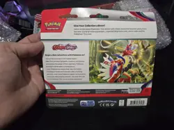Pokemon 3 Pack Blister Scarlet & Violet Base Set Arcanine Promo Sealed New - Image 2