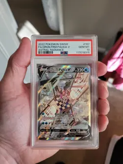 Pokemon Astral Radiance Origin Forme Palkia V Alt Art #167/189 PSA 10💥💥💥💥💥 - Image 1