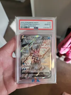 Pokemon Astral Radiance Origin Forme Palkia V Alt Art #167/189 PSA 10💥💥💥💥💥 - Image 3
