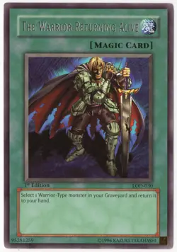 LOD-030 The Warrior Returning Alive 1st Edition Mint Legacy of Darkness Yugioh - Image 1
