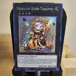 Yugioh Madolche Queen Tiaramisu Secret Rare BLMR-EN076 1st Near Mint - Image 1