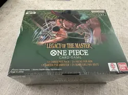 ONE PIECE LEGACY OF THE MASTER BOOSTER BOX OP12 24 Packs English Sealed new - Image 1