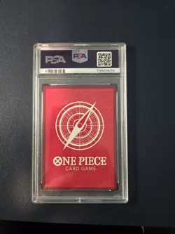 One Piece Card Game JPN - Romance Dawn - OP01-002 Trafalgar Law Alt Art - PSA 10 - Image 2