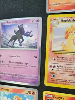 Pokmon Ponyta & Rapidash Spectrier Holo Non Holo 7 Pokemon Card Lot Various Sets - Image 2