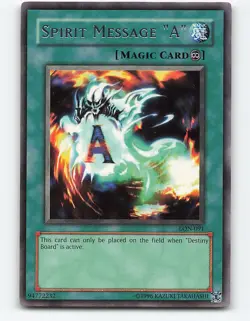 Spirit Message "A" #LON-091 Rare Yugioh Card - Image 1