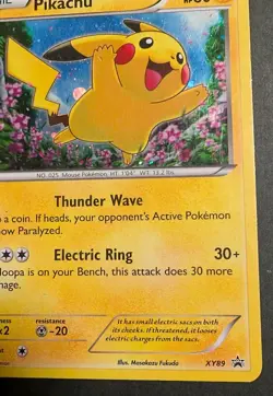 Pokemon Card - Pikachu XY Promo XY89 Holo HP - Image 3