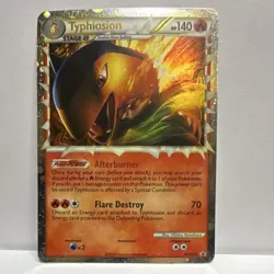 Typhlosion PRIME HGSS09 Black Star Promo Holo Card HP140 - Image 1
