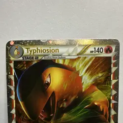 Typhlosion PRIME HGSS09 Black Star Promo Holo Card HP140 - Image 2
