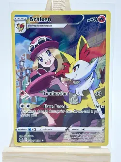 Braixen TG01/TG30 NM Silver Tempest Trainer Gallery Ultra Rare Pokemon Card - Image 1
