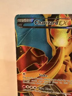 Charizard EX (Full Art) 100/106 Flashfire XY Holo Pokemon Card TCG - Image 4