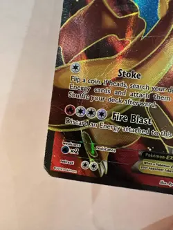 Charizard EX (Full Art) 100/106 Flashfire XY Holo Pokemon Card TCG - Image 5