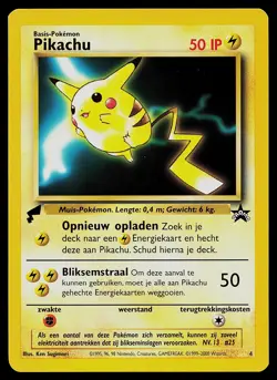 Pokemon Card - Pikachu 4 DUTCH Pikachu World Collection Promo - Image 1