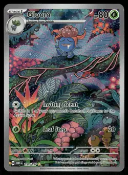 Pokemon Cards Gloom 198/197 Obsidian Flames Illustration Rare NM *2 - Image 1