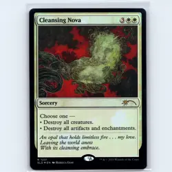MTG Cleansing Nova #1251 SLD Secret Lair Drop Series Foil R NM Magic Card - Image 1