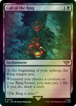 MTG Call of the Ring Foil ** The Lord of the Rings ** English - Image 1