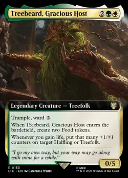 MTG Treebeard, Gracious Host Extended Art ** LTC Commander ** English - Image 1
