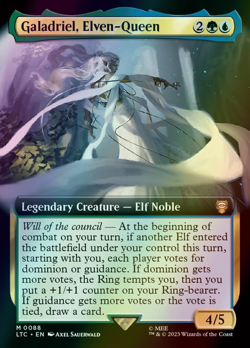 MTG Galadriel, Elven-Queen Extended Art Foil ** LTC Commander ** English - Image 1