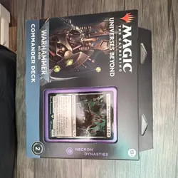 Magic: The Gathering Warhammer 40,000 Commander Deck Necron Dynasties Szarekh - Image 1